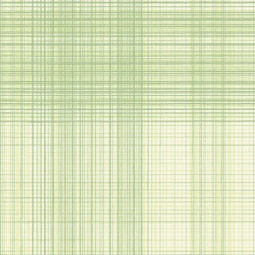 Chesapeake Blue Heron Madras Plaid Wallpaper - Green