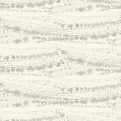 Chesapeake Blue Heron Rannell Abstract Scallop Wallpaper - Grey
