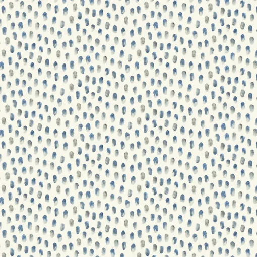 Chesapeake Blue Heron Sand Drips Painted Dots Wallpaper - Blue