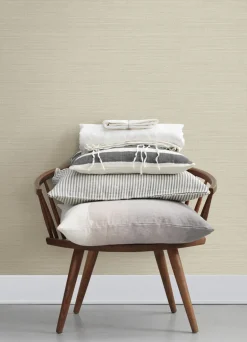 Chesapeake Blue Heron Spinnaker Netting Wallpaper - Light Grey