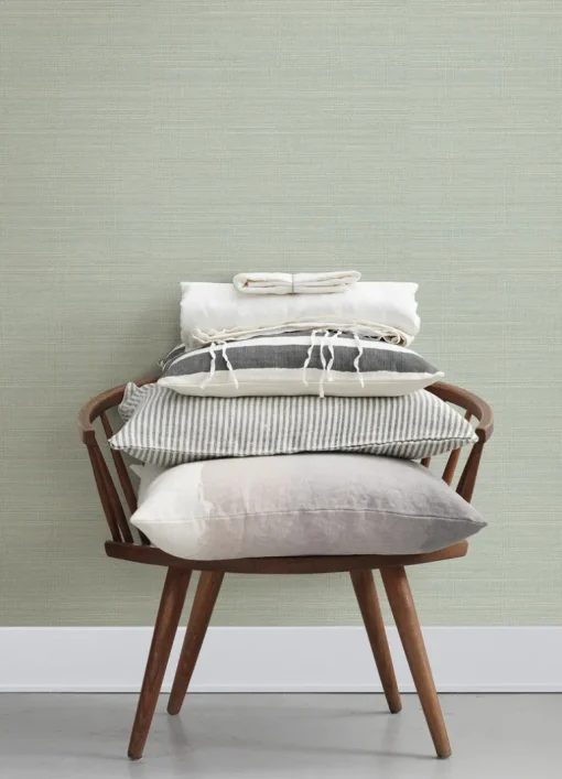 Chesapeake Blue Heron Spinnaker Netting Wallpaper - Aqua