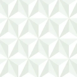 Chesapeake Fable Adella Geometric Wallpaper - Sage