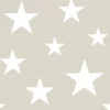 Chesapeake Fable Amira Stars Wallpaper - Taupe