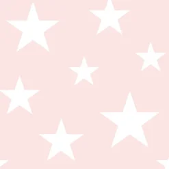 Chesapeake Fable Amira Stars Wallpaper - Pink