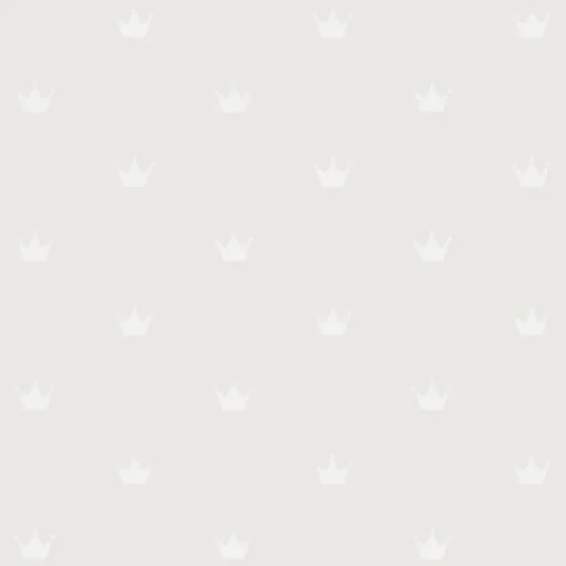 Chesapeake Fable Bea Crowns Wallpaper - Silver