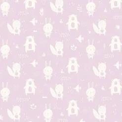 Chesapeake Fable Bitsy Woodland Wallpaper - Pink