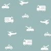Chesapeake Fable Briony Vehicles Wallpaper - Blue