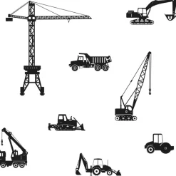 Chesapeake Fable Eowyn Cranes Wallpaper - Black