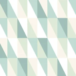 Chesapeake Fable Inez Geometric Wallpaper - Teal