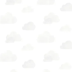 Chesapeake Fable Irie Clouds Wallpaper - Grey