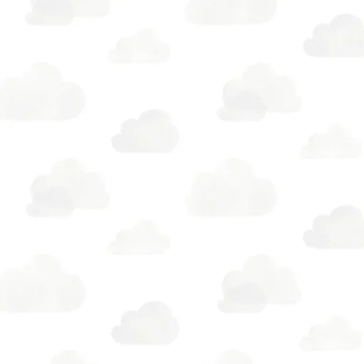 Chesapeake Fable Irie Clouds Wallpaper - Grey