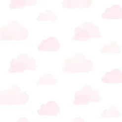 Chesapeake Fable Irie Clouds Wallpaper - Pink