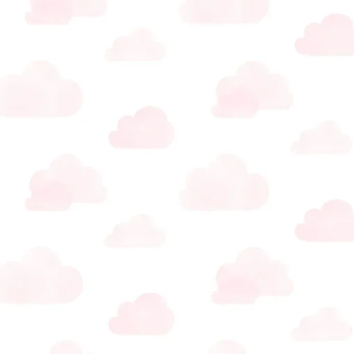 Chesapeake Fable Irie Clouds Wallpaper - Pink