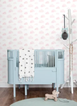 Chesapeake Fable Irie Clouds Wallpaper - Pink