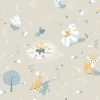 Chesapeake Fable Jesper Campfire Wallpaper - Beige