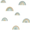 Chesapeake Fable Joss Rainbow Wallpaper - Teal
