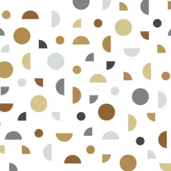 Chesapeake Fable Marilee Circles Wallpaper - Neutral