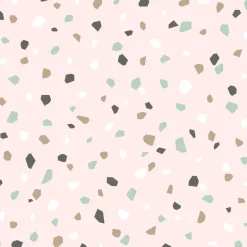 Chesapeake Fable Ona Terrazzo Wallpaper - Pink