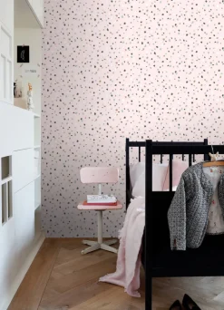 Chesapeake Fable Ona Terrazzo Wallpaper - Pink