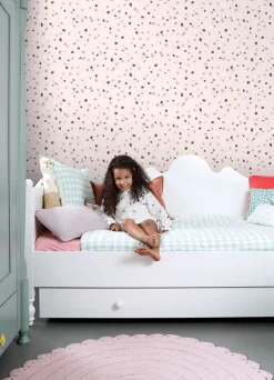 Chesapeake Fable Ona Terrazzo Wallpaper - Pink