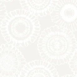 Chesapeake Fable Sonnet Floral Wallpaper - Platinum