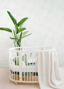 Chesapeake Fable Sonnet Floral Wallpaper - Platinum