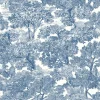 Chesapeake Farmhouse Spinney Toile Wallpaper - Blue