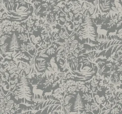 Chesapeake Kinfolk Alrick Forest Venture Wallpaper - Charcoal
