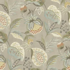 Chesapeake Kinfolk Bohemian Jacobean Wallpaper - Taupe