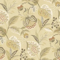 Chesapeake Kinfolk Bohemian Jacobean Wallpaper - Mustard