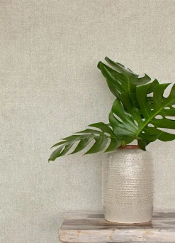 Chesapeake Kinfolk Homespun Textured Wallpaper - Grey