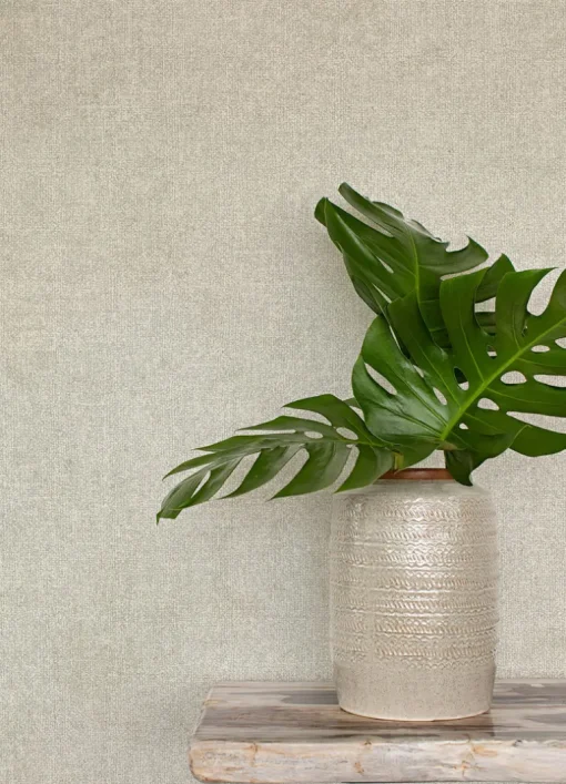 Chesapeake Kinfolk Homespun Textured Wallpaper - Grey