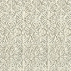 Chesapeake Kinfolk Karachi Wooden Damask Wallpaper - Aqua