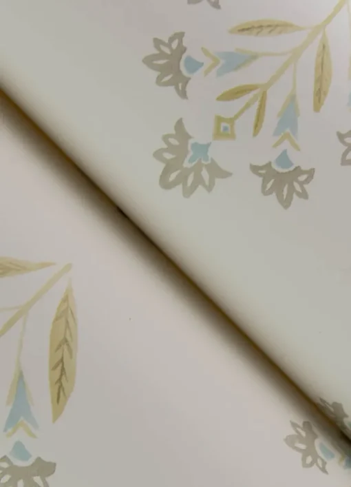 Chesapeake Kinfolk Kova Floral Crest Wallpaper - Yellow