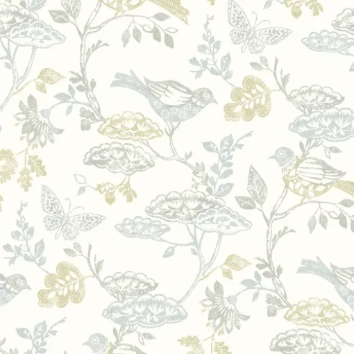 Chesapeake Kinfolk Malmo Trail Wallpaper - Multicolor