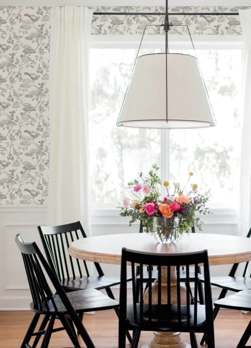 Chesapeake Kinfolk Malmo Trail Wallpaper - Black