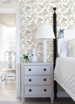 Chesapeake Kinfolk Malmo Trail Wallpaper - Black