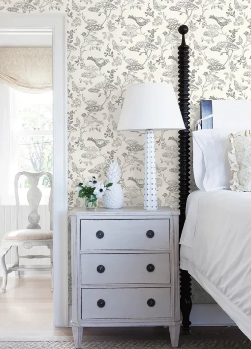 Chesapeake Kinfolk Malmo Trail Wallpaper - Black