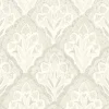 Chesapeake Kinfolk Mimir Quilted Damask Wallpaper - Dove