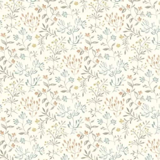 Chesapeake Kinfolk Tarragon Dainty Meadow Wallpaper - Pastel
