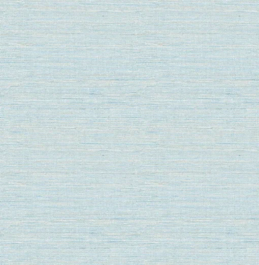 Chesapeake Thoreau Agave Faux Grasscloth Wallpaper - Blue