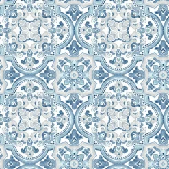 Chesapeake Thoreau Concord Wallpaper - Blue