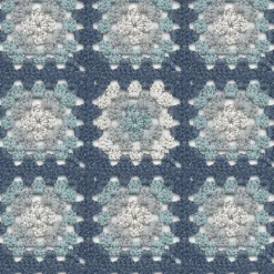 Chesapeake Thoreau Maud Crochet Wallpaper - Blue