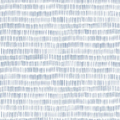 Chesapeake Thoreau Pips Watercolor Brushstrokes Wallpaper - Navy