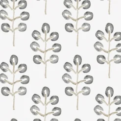 Chesapeake Thoreau Plum Tree Wallpaper - Black