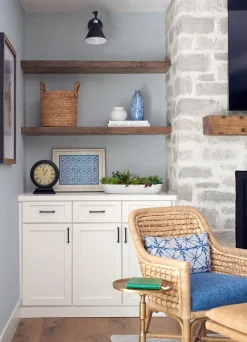 Chesapeake Thoreau Solitude Wallpaper - Light Blue