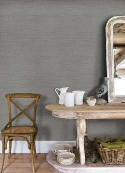 Chesapeake Thoreau Solitude Wallpaper - Grey