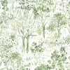Chesapeake Thoreau Walden Forest Wallpaper - Green
