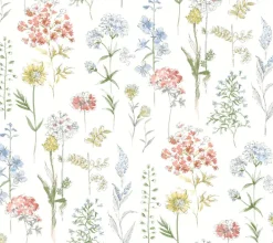 Chesapeake Wildflower Bergamot Wallpaper - Multicolor
