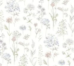 Chesapeake Wildflower Bergamot Wallpaper - Lavender